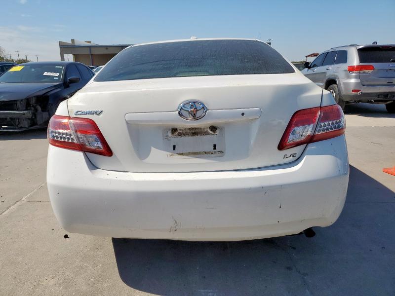 4T4BF3EK2BR218926 - 2011 TOYOTA CAMRY BASE WHITE photo 6