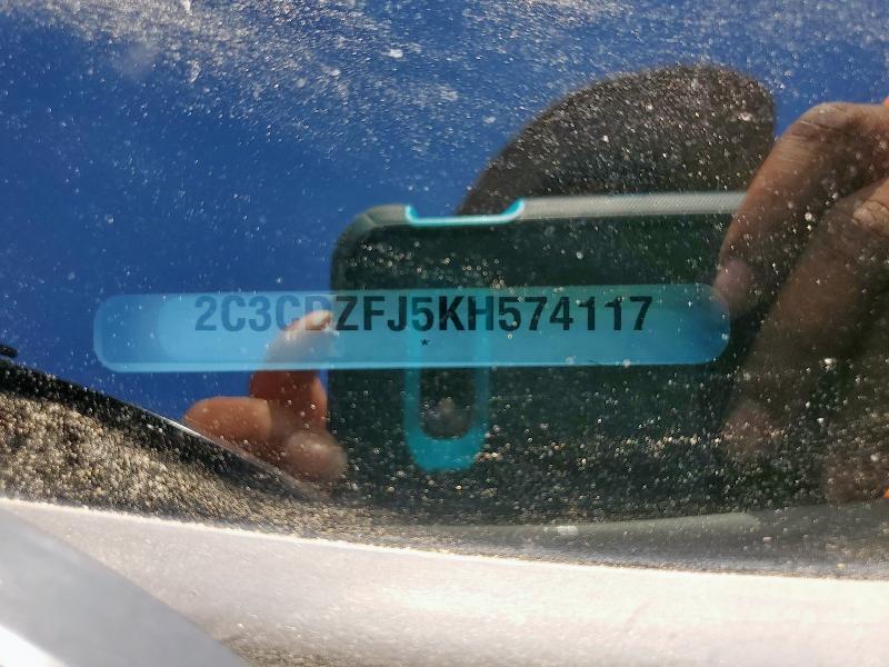 2C3CDZFJ5KH574117 - 2019 DODGE CHALLENGER R/T SCAT PACK WHITE photo 12