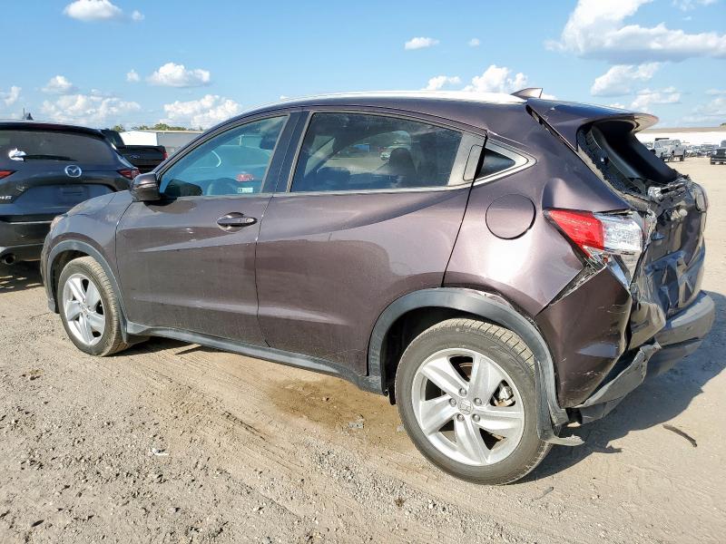 3CZRU5H57KM705137 - 2019 HONDA HR-V EX كستنائي صورة 2