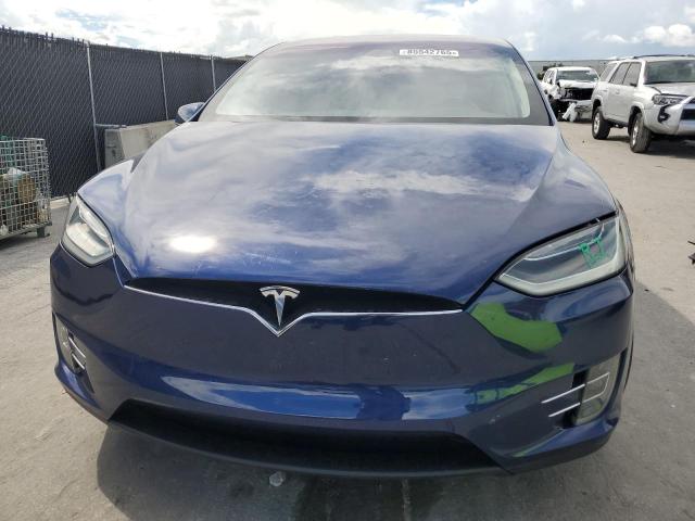 5YJXCBE28KF151653 - 2019 TESLA MODEL X ლურჯი ფოტო 5