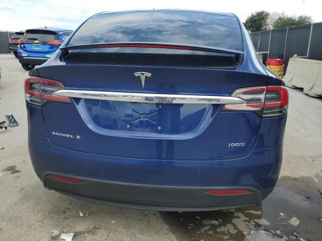 5YJXCBE28KF151653 - 2019 TESLA MODEL X ლურჯი ფოტო 6