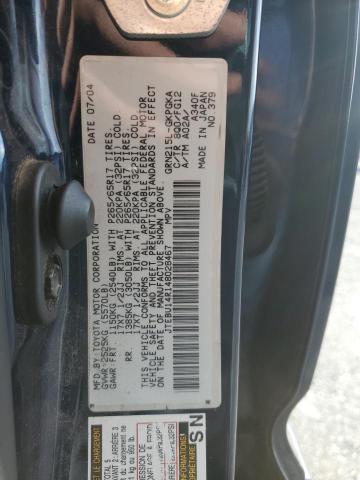 JTEBU14R148028467 - 2004 TOYOTA 4RUNNER SR5 BLUE photo 13