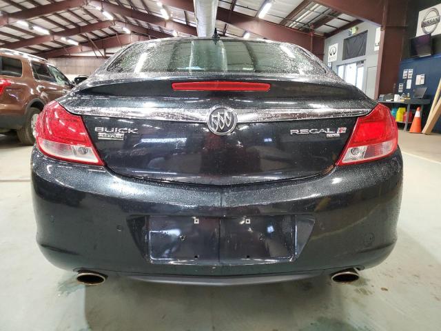 W04GX5GV7B1054119 - 2011 BUICK REGAL CXL BLACK photo 6