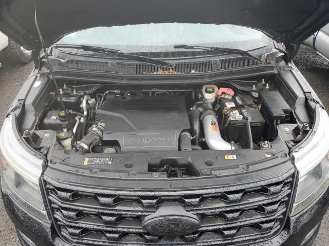 1FM5K8GT4HGB37133 - 2017 FORD EXPLORER SPORT BLACK photo 12