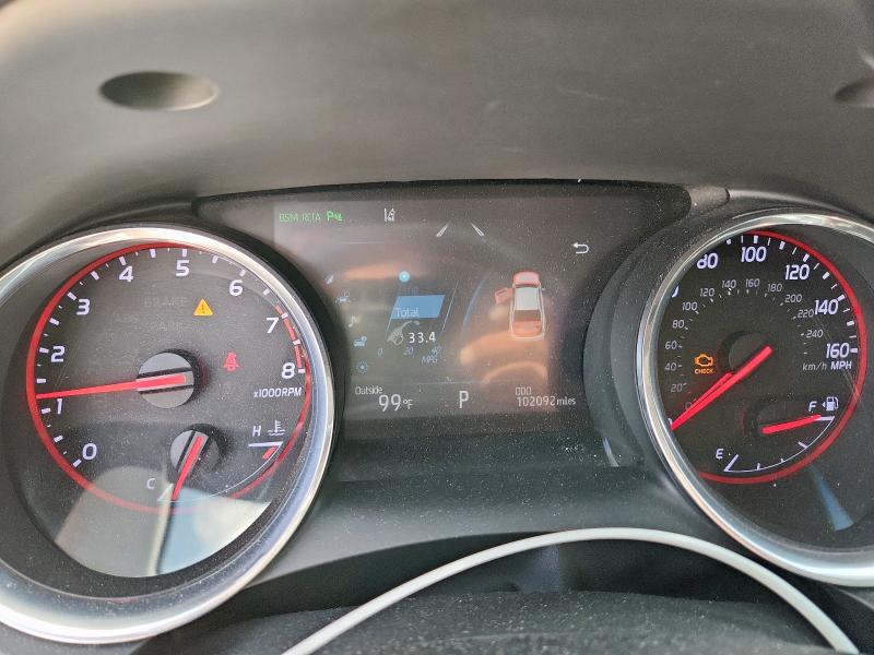 4T1B61HK2JU153343 - 2018 TOYOTA CAMRY XSE შავი ფოტო 9