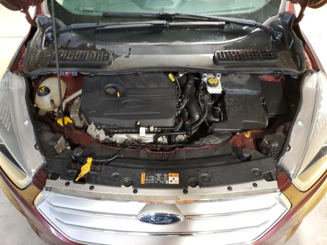 1FMCU9HD5JUB82572 - 2018 FORD ESCAPE SEL მუქწითელი ფოტო 12