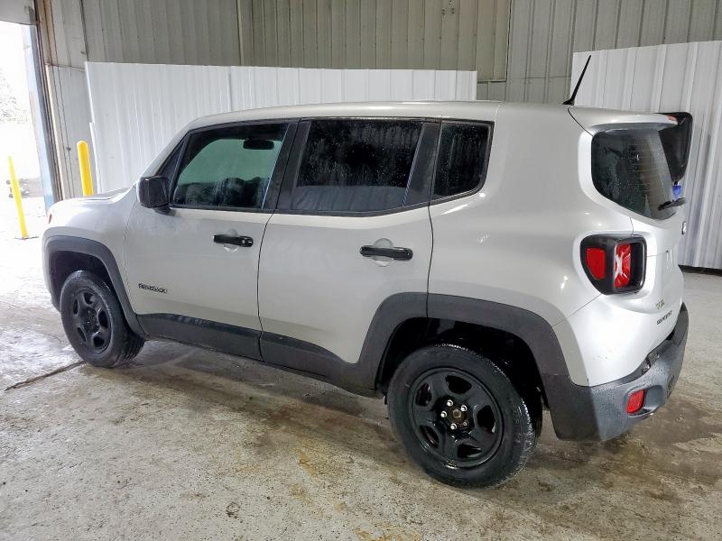 ZACNJBAB0KPJ77043 - 2019 JEEP RENEGADE SPORT Plata foto 2