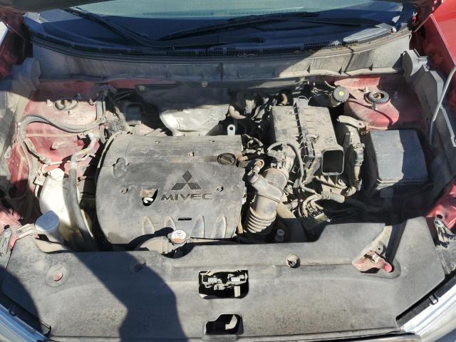 JA4AP4AU5KU011428 - 2019 MITSUBISHI OUTLANDER SE RED photo 12