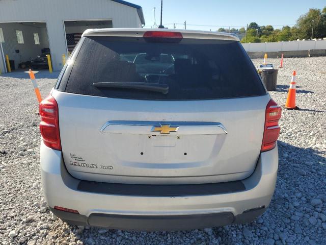 2GNFLEEK2H6203779 - 2017 CHEVROLET EQUINOX LS SILVER photo 6