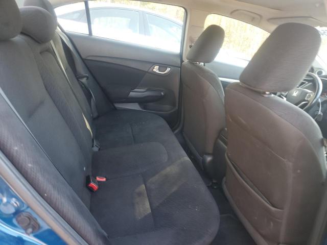 2HGFB2F59DH003680 - 2013 HONDA CIVIC LX BLUE photo 10