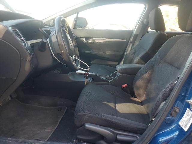 2HGFB2F59DH003680 - 2013 HONDA CIVIC LX BLUE photo 7