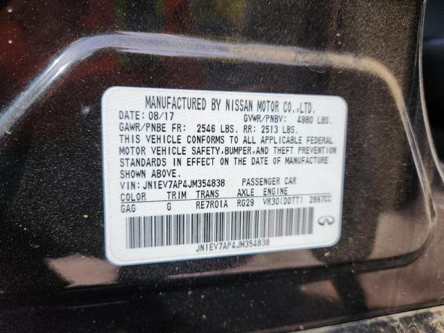 JN1EV7AP4JM354838 - 2018 INFINITI Q50 LUXE BLACK photo 12