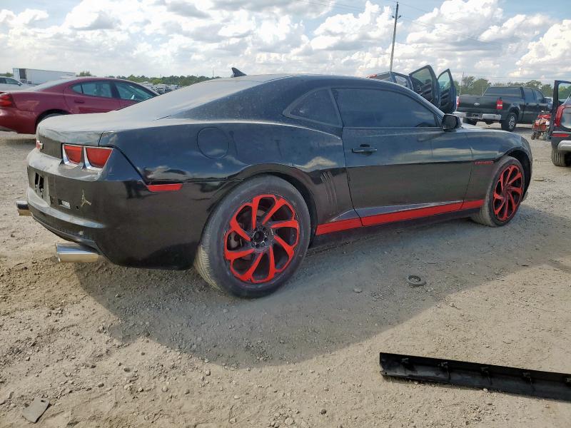 2G1FC1E32D9153896 - 2013 CHEVROLET CAMARO LT BLACK photo 3
