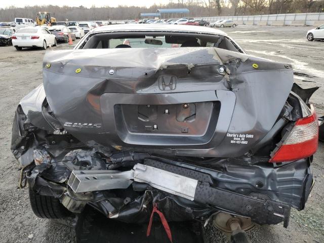 2HGFG1B85BH502730 - 2011 HONDA CIVIC EX ნაცრისფერი ფოტო 6