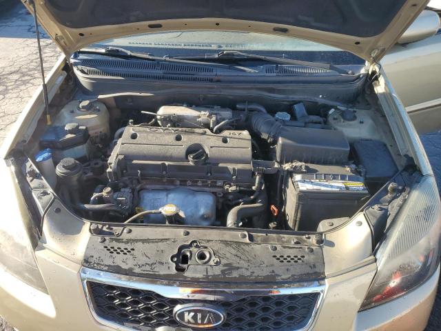 KNADH4A36B6725674 - 2011 KIA RIO BASE GOLD photo 11