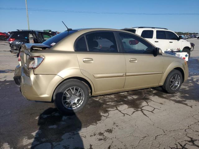KNADH4A36B6725674 - 2011 KIA RIO BASE GOLD photo 3