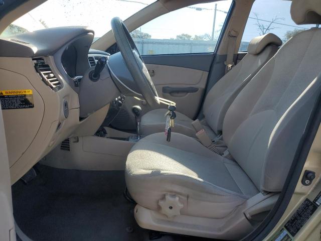 KNADH4A36B6725674 - 2011 KIA RIO BASE GOLD photo 7