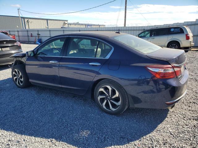 1HGCR3F88GA032038 - 2016 HONDA ACCORD EXL BLUE photo 2