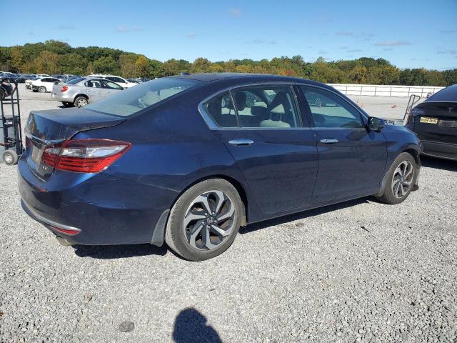 1HGCR3F88GA032038 - 2016 HONDA ACCORD EXL BLUE photo 3