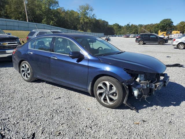 1HGCR3F88GA032038 - 2016 HONDA ACCORD EXL BLUE photo 4