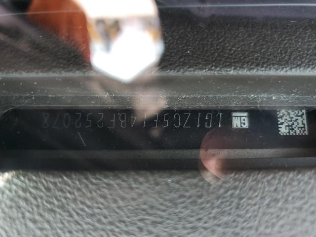 1G1ZC5E14BF252078 - 2011 CHEVROLET MALIBU 1LT Сұр фото 12