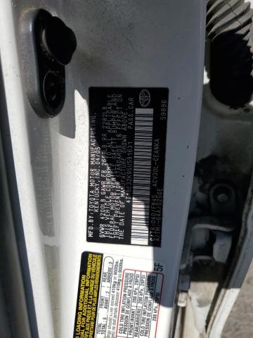 4T1BE32K95U591631 - 2005 TOYOTA CAMRY LE WHITE photo 12