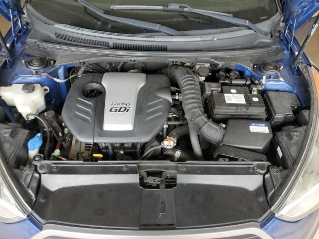 KMHTC6AE0GU255750 - 2016 HYUNDAI VELOSTER TURBO ლურჯი ფოტო 11