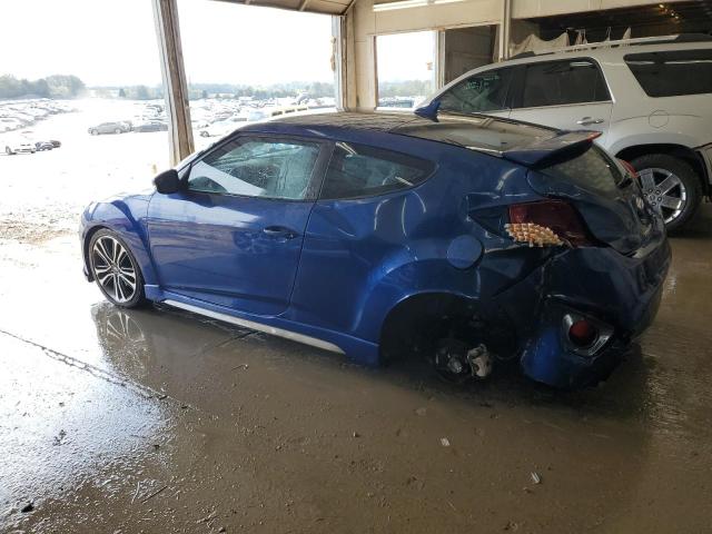 KMHTC6AE0GU255750 - 2016 HYUNDAI VELOSTER TURBO ლურჯი ფოტო 2