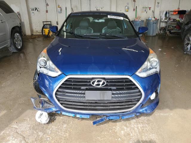 KMHTC6AE0GU255750 - 2016 HYUNDAI VELOSTER TURBO ლურჯი ფოტო 5