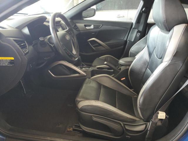 KMHTC6AE0GU255750 - 2016 HYUNDAI VELOSTER TURBO ლურჯი ფოტო 7