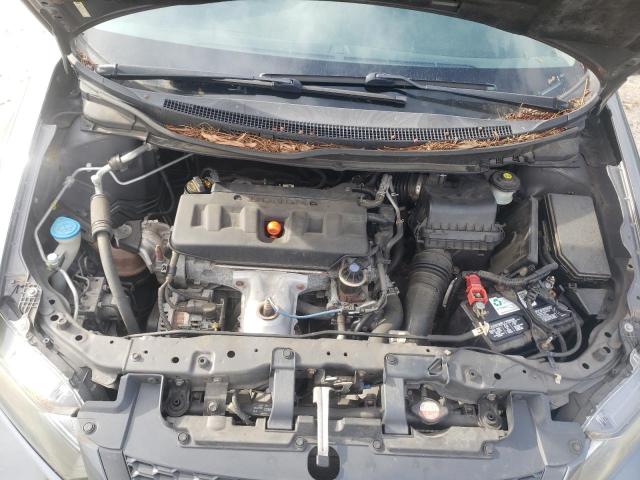 2HGFG3B59CH532252 - 2012 HONDA CIVIC LX GRAY photo 11