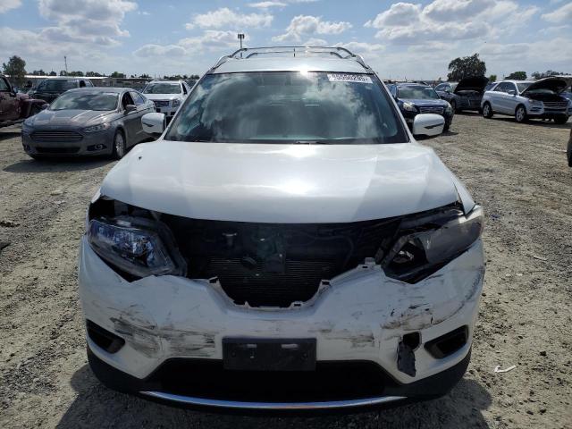 KNMAT2MT9GP616907 - 2016 NISSAN ROGUE S WHITE photo 5