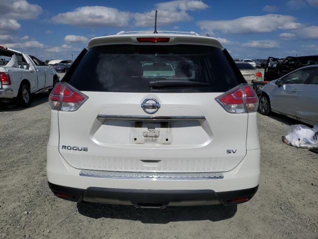 KNMAT2MT9GP616907 - 2016 NISSAN ROGUE S WHITE photo 6