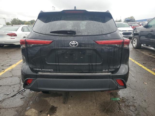 5TDGZRBH5LS500135 - 2020 TOYOTA HIGHLANDER XLE أسود صورة 6