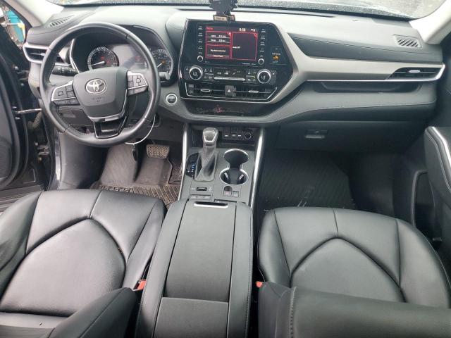 5TDGZRBH5LS500135 - 2020 TOYOTA HIGHLANDER XLE أسود صورة 8