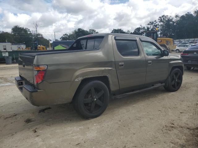 2HJYK16587H551803 - 2007 HONDA RIDGELINE RTL მწვანე ფოტო 3