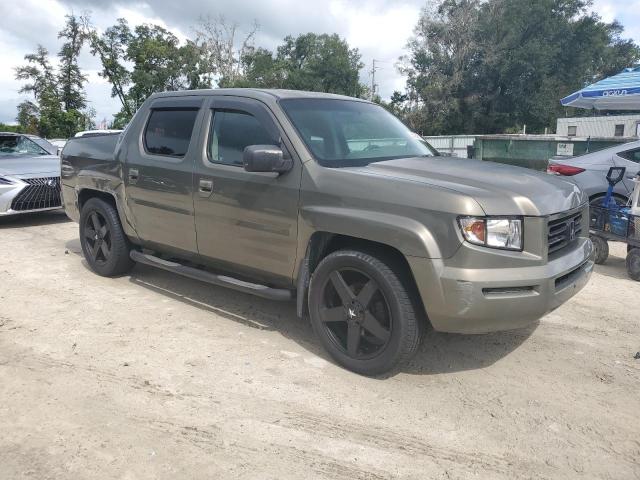 2HJYK16587H551803 - 2007 HONDA RIDGELINE RTL მწვანე ფოტო 4