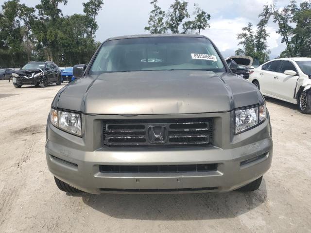 2HJYK16587H551803 - 2007 HONDA RIDGELINE RTL მწვანე ფოტო 5