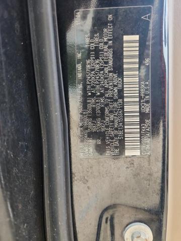 5TBET34155S471138 - 2005 TOYOTA TUNDRA DOUBLE CAB SR5 BLACK photo 12