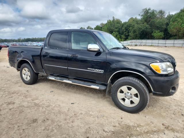 5TBET34155S471138 - 2005 TOYOTA TUNDRA DOUBLE CAB SR5 BLACK photo 4