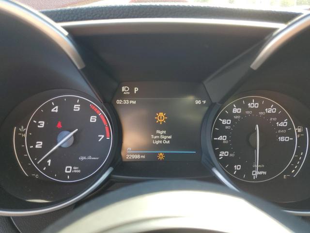 ZARFANBN7M7640089 - 2021 ALFA ROMEO GIULIA TI წითელი ფოტო 9