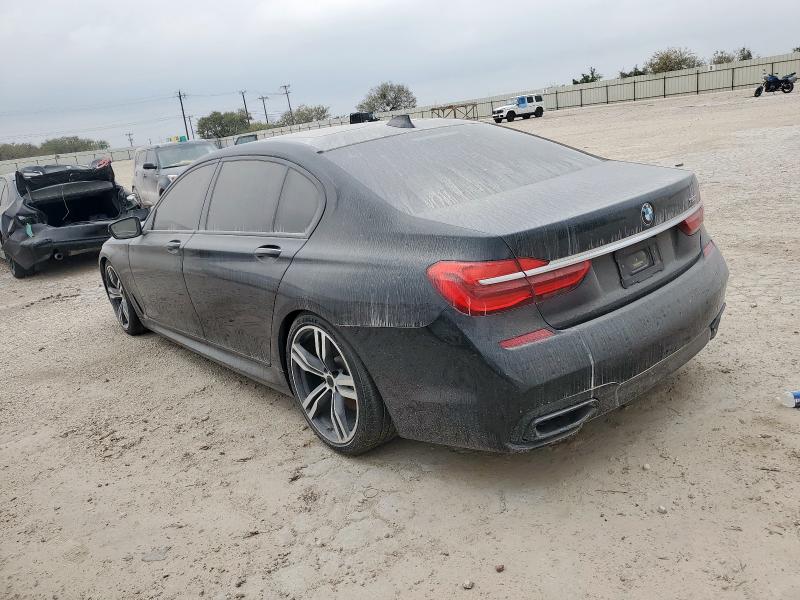 WBA7F0C50GGL99768 - 2016 BMW 750 I BLACK photo 2