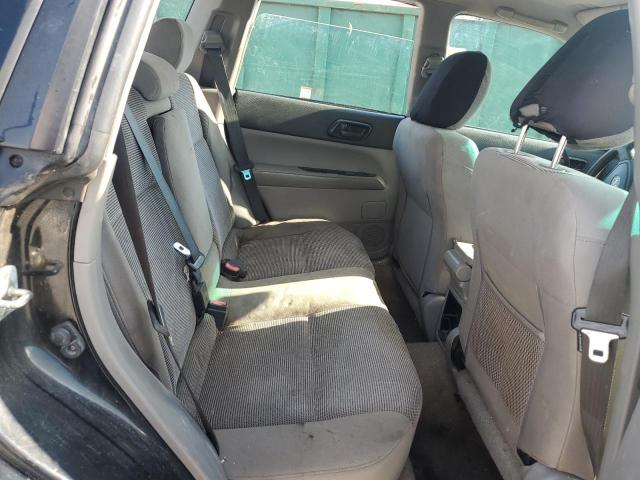 JF1SG63687H709624 - 2007 SUBARU FORESTER 2.5X BLACK photo 10