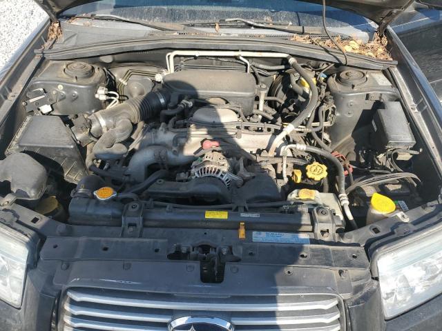 JF1SG63687H709624 - 2007 SUBARU FORESTER 2.5X BLACK photo 11