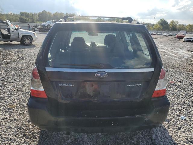 JF1SG63687H709624 - 2007 SUBARU FORESTER 2.5X BLACK photo 6