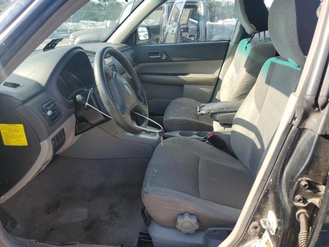 JF1SG63687H709624 - 2007 SUBARU FORESTER 2.5X BLACK photo 7