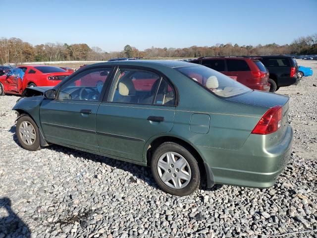 1HGES16314L015412 - 2004 HONDA CIVIC DX VP Կանաչ լուսանկար 2
