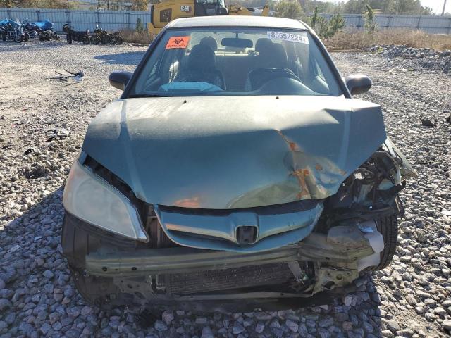 1HGES16314L015412 - 2004 HONDA CIVIC DX VP Կանաչ լուսանկար 5