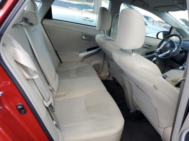 JTDKN3DU6C1502762 - 2012 TOYOTA PRIUS 红色 照片 10