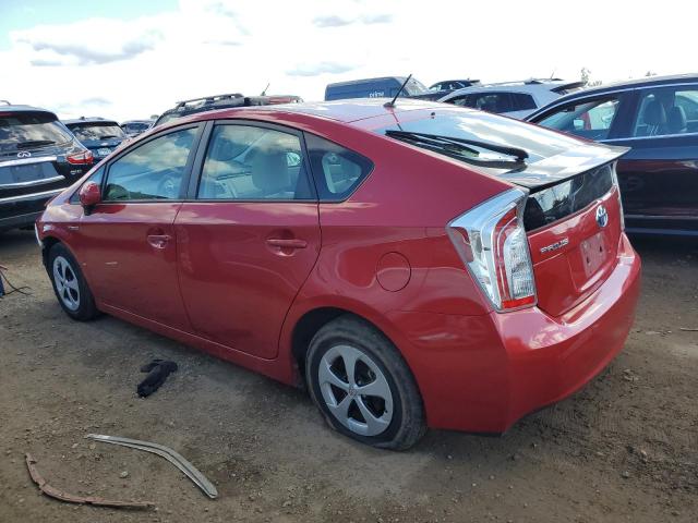 JTDKN3DU6C1502762 - 2012 TOYOTA PRIUS 红色 照片 2